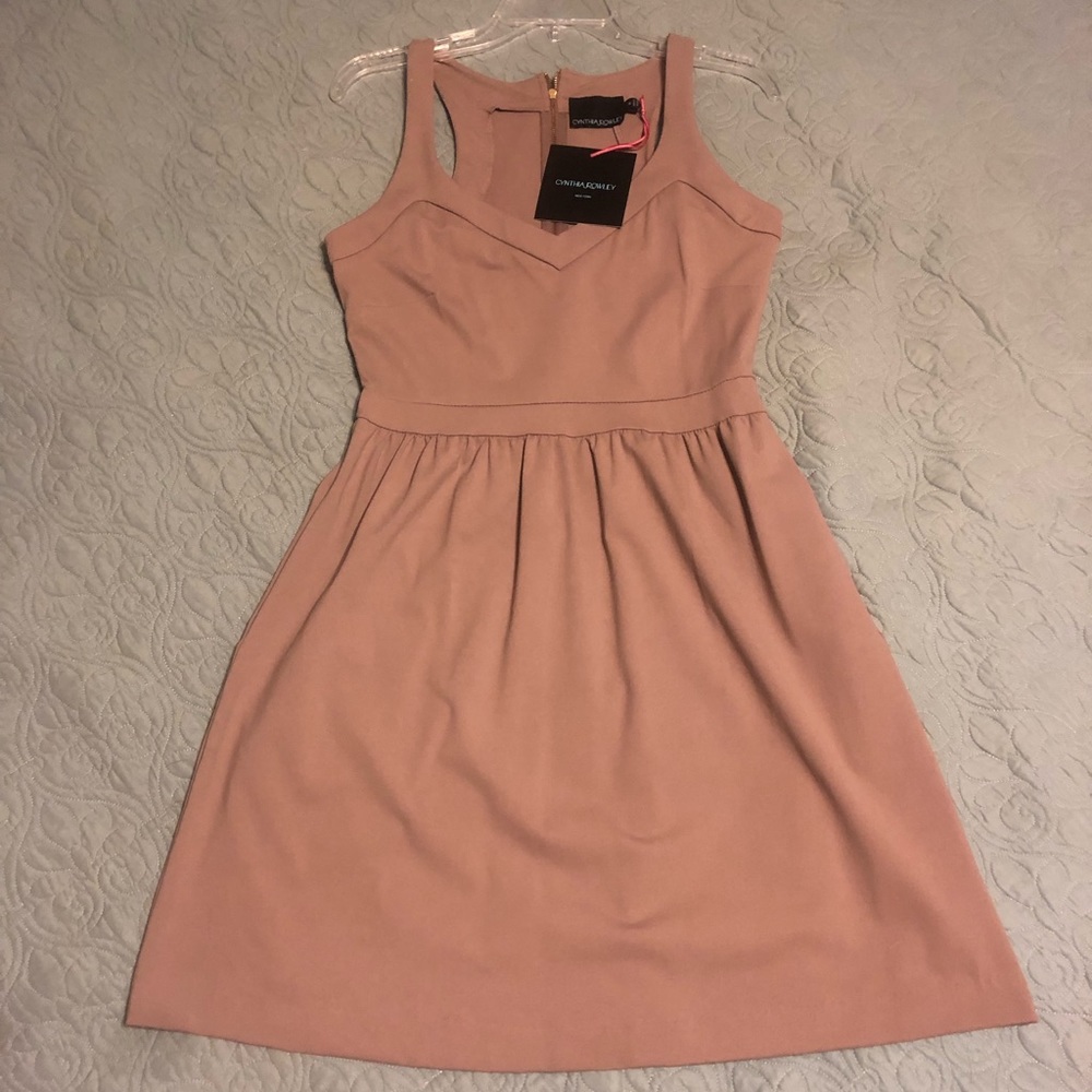 NWT taupe mini dress